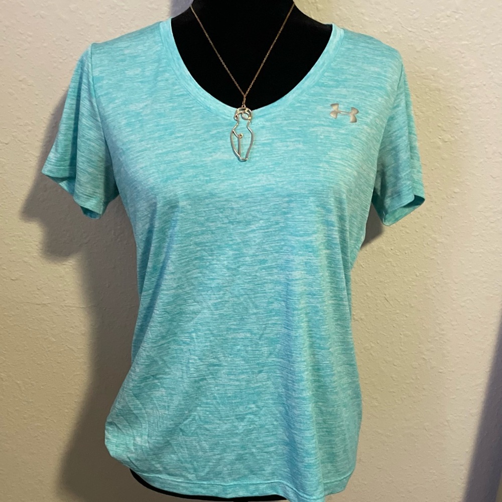 Teal Under Armour Shirt